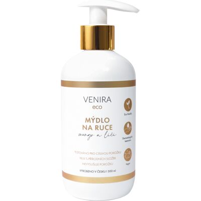 Venira Eco Tekuté mýdlo na ruce Mango-liči 300 ml Venira Eco Tekuté mýdlo na ruce Mango-liči 300 ml