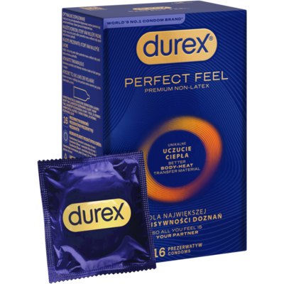 Durex Perfect Feel kondomy 16 ks Durex Perfect Feel kondomy 16 ks