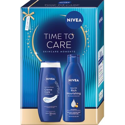 Nivea Time to Care box Nivea Time to Care box