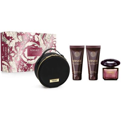 Versace Crystal Noir dárkový set pro ženy 4 ks Versace Crystal Noir dárkový set pro ženy 4 ks
