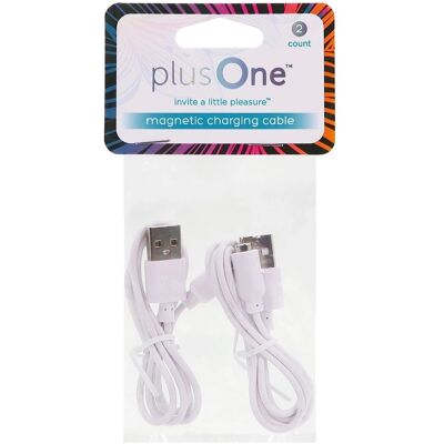 PlusOne Magnetický USB kabel PLO-6717 2 ks PlusOne Magnetický USB kabel PLO-6717 2 ks