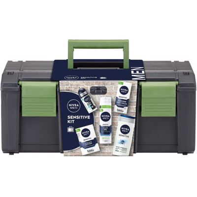 Nivea Men Box Sensitive dárková sada pro muže 5 ks Nivea Men Box Sensitive dárková sada pro muže 5 ks