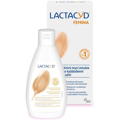 Lactacyd Femina Model - Citlivá Hygiena - Intimní Čisticí Gel 200ml Lactacyd Femina Model - Citlivá Hygiena - Intimní Čisticí Gel 200ml