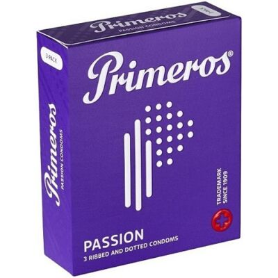 Primeros Passion – vroubkované kondomy (3 ks) Primeros Passion – vroubkované kondomy (3 ks)