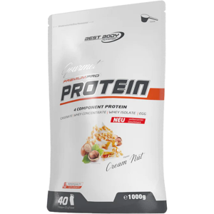Best Body Gourmet premium pro protein 500g - smetanový ořech Best Body Gourmet premium pro protein 500g - smetanový ořech
