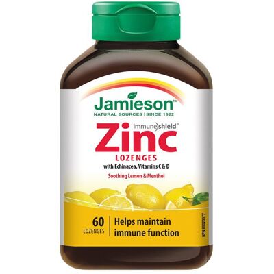 Jamieson Zinek Pastilky - Citron a Menthol - Doplnky stravy Jamieson Zinek Pastilky - Citron a Menthol - Doplnky stravy