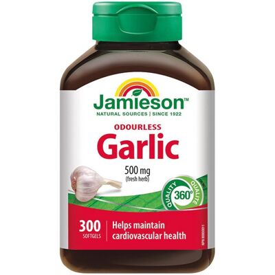 Jamieson Vitamíny Bez zápachu Česnek 500 Mg - Vitamíny Jamieson Vitamíny Bez zápachu Česnek 500 Mg - Vitamíny