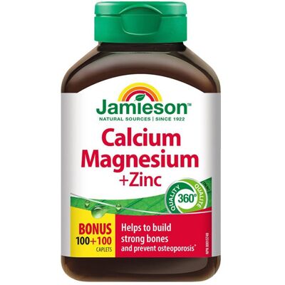 Jamieson Vápník Hořčík Zinek - Vitamíny Jamieson Vápník Hořčík Zinek - Vitamíny