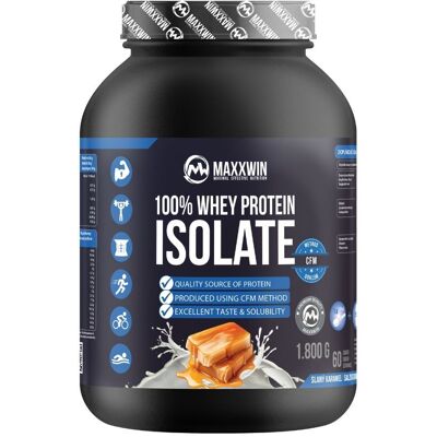 MAXXWIN ISO PROTEIN 90 1800 g slaný karamel MAXXWIN ISO PROTEIN 90 1800 g slaný karamel