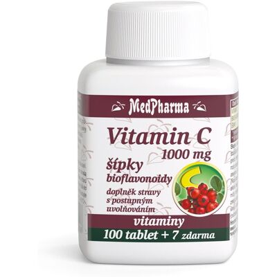 MedPharma Vitamín C 1000 mg Šípek - Doplněk stravy MedPharma Vitamín C 1000 mg Šípek - Doplněk stravy