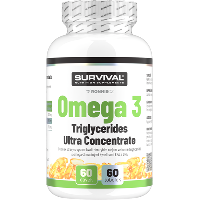 Survival Omega 3 Triglycerides Ultra Concentrate 60 tob Survival Omega 3 Triglycerides Ultra Concentrate 60 tob