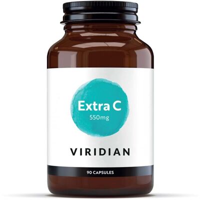 Viridian Extra C 550mg - Vitamin C Doplněk Viridian Extra C 550mg - Vitamin C Doplněk