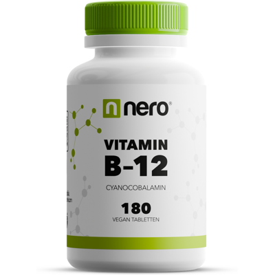NERO Vitamin B12 Cyanocobalamin Premium 180 tablet NERO Vitamin B12 Cyanocobalamin Premium 180 tablet