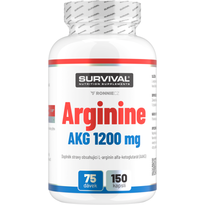 Survival Arginine AKG 1200 mg 150 cps Survival Arginine AKG 1200 mg 150 cps