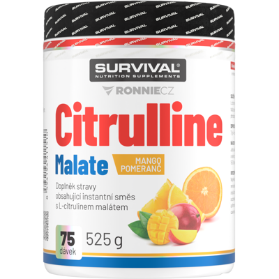 Survival Citrulline Malate 525 g mango-pomeranč Survival Citrulline Malate 525 g mango-pomeranč