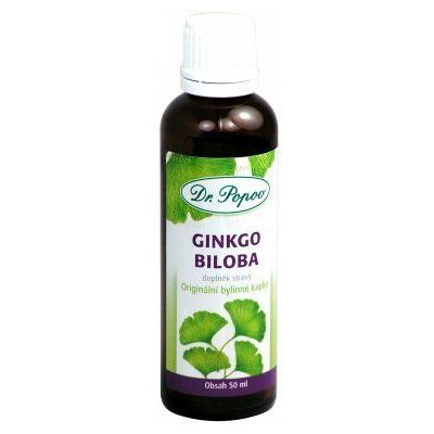 Dr. Popov Ginkgo biloba bylinné kapky 50 ml Dr. Popov Ginkgo biloba bylinné kapky 50 ml
