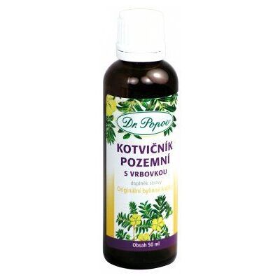 Dr. Popov Kotvičník pozemní s vrbovkou bylinné kapky 50 ml Dr. Popov Kotvičník pozemní s vrbovkou bylinné kapky 50 ml