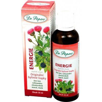 Dr. Popov Energie bylinné kapky 50 ml Dr. Popov Energie bylinné kapky 50 ml