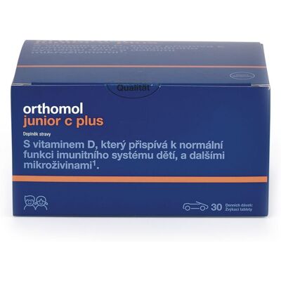 Orthomol Junior C Plus Mandarinka 30 Dávěk - Doplněk stravy Orthomol Junior C Plus Mandarinka 30 Dávěk - Doplněk stravy