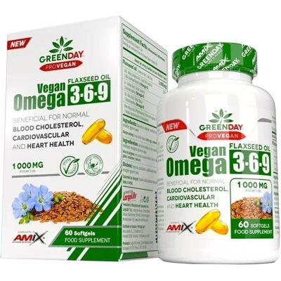 GREENDAY ProVegan Omega 3-6-9 - Potravinový doplněk GREENDAY ProVegan Omega 3-6-9 - Potravinový doplněk