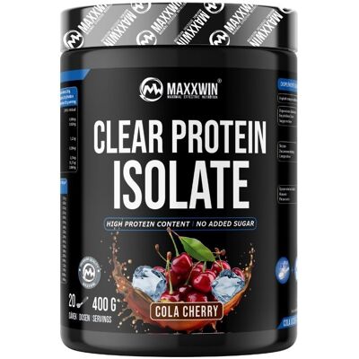 MAXXWIN CLEAR PROTEIN ISOLATE 400 g cherry cola MAXXWIN CLEAR PROTEIN ISOLATE 400 g cherry cola