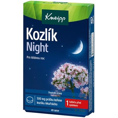 KNEIPP Kozlík Night 500 mg 40 tablet KNEIPP Kozlík Night 500 mg 40 tablet