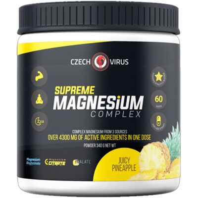 Czech Virus Supreme Magnesium Complex - Příchuť Ananas - Minerální doplněk Czech Virus Supreme Magnesium Complex - Příchuť Ananas - Minerální doplněk