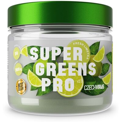 Czech Virus Super Greens Pro V2.0 fresh limetka 360 g Czech Virus Super Greens Pro V2.0 fresh limetka 360 g