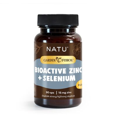 NATU Garden Fusion Bioaktivní zinek, selen a extrakt ze zeleného čaje 90 kapslí NATU Garden Fusion Bioaktivní zinek, selen a extrakt ze zeleného čaje 90 kapslí