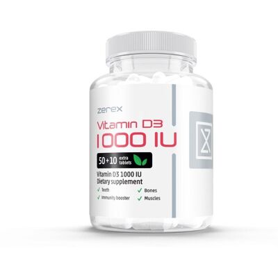 Zerex Vitamin D 1000 IU 60 tablet Zerex Vitamin D 1000 IU 60 tablet