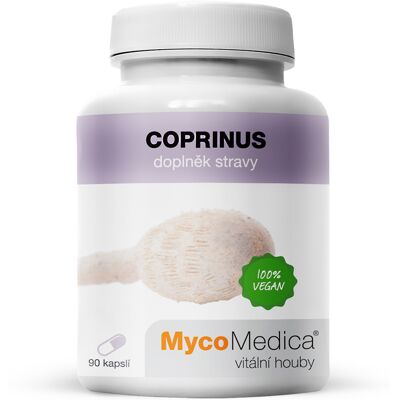Myco Medica Coprinus - Organický Houba Extrakt - 90 Kapslí Myco Medica Coprinus - Organický Houba Extrakt - 90 Kapslí