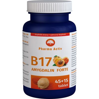 Pharma Activ B17 Amygdalin Forte 45+15 Tablety Pharma Activ B17 Amygdalin Forte 45+15 Tablety