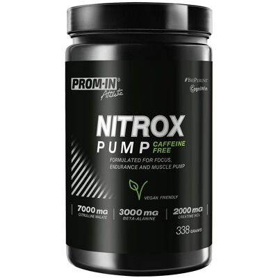 PROM-IN Nitrox Pump Caffeine Free 338 g malina/citron PROM-IN Nitrox Pump Caffeine Free 338 g malina/citron