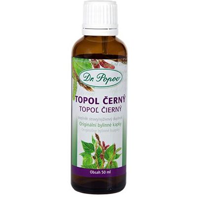 Dr. Popov Topol černý bylinné kapky 50 ml Dr. Popov Topol černý bylinné kapky 50 ml
