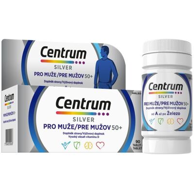 Centrum Muži 50+ Bezlepkový Multivitamin - 90 Tablet Centrum Muži 50+ Bezlepkový Multivitamin - 90 Tablet