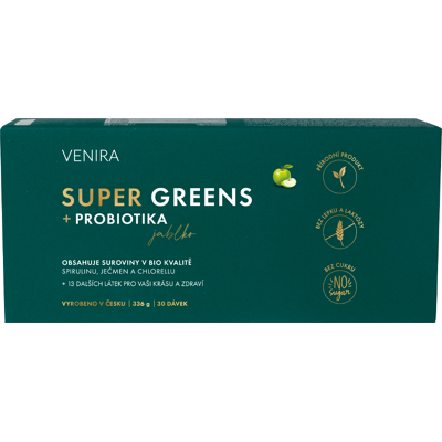 Venira Super Greens - Probioaktivní Jablečný Nápoj Venira Super Greens - Probioaktivní Jablečný Nápoj