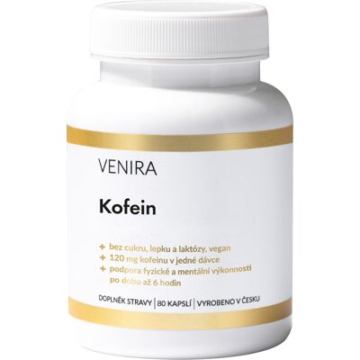 Venira Kofein 80 kapslí Venira Kofein 80 kapslí