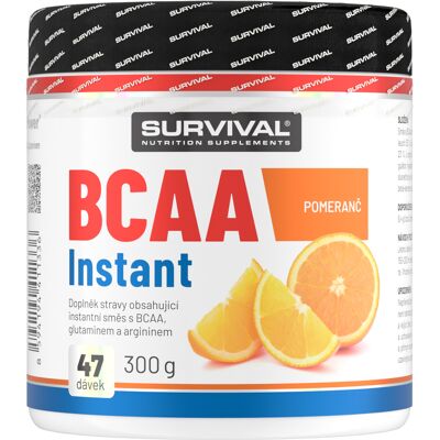 Survival BCAA Instant 300 g pomeranč Survival BCAA Instant 300 g pomeranč
