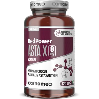 Carnomed ASTA X 8 mg 120 kapslí Carnomed ASTA X 8 mg 120 kapslí