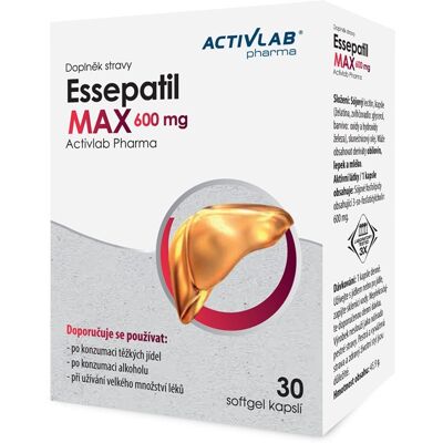 Activlab Essepatil MAX 600 mg 30 kapslí Activlab Essepatil MAX 600 mg 30 kapslí