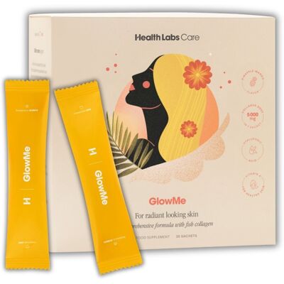 Health Labs Care GlowMe Kolagen 5000 mg ananas/mango 30 sáčků Health Labs Care GlowMe Kolagen 5000 mg ananas/mango 30 sáčků