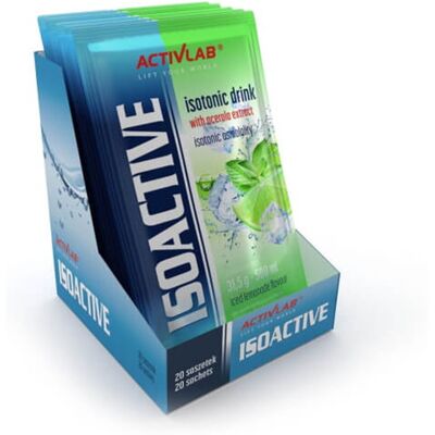 Activlab Isoactive iontový nápoj s acerolou ledová limonáda 20 sáčků Activlab Isoactive iontový nápoj s acerolou ledová limonáda 20 sáčků