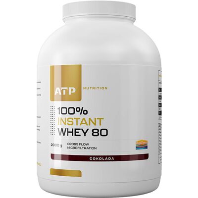 ATP Nutrition 100% Instant Whey 80 2000 g čokoláda ATP Nutrition 100% Instant Whey 80 2000 g čokoláda