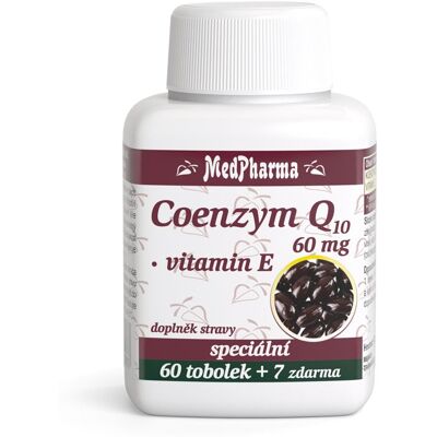 MedPharma Koenzým Q10 60 mg FORTE - Doplněk stravy MedPharma Koenzým Q10 60 mg FORTE - Doplněk stravy