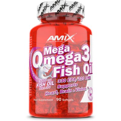Amix Nutrition Mega Omega 3 Fish Oil 90 cps Amix Nutrition Mega Omega 3 Fish Oil 90 cps