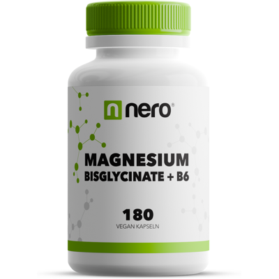 NERO Magnesium Bisglycinate + B6 180 kapslí NERO Magnesium Bisglycinate + B6 180 kapslí