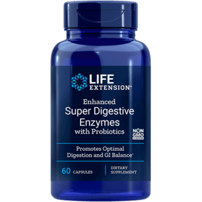 Life Extension Vylepšené Super Enzymy pro Trávicí Systém s Probiotiky - 60 Veg Caps Life Extension Vylepšené Super Enzymy pro Trávicí Systém s Probiotiky - 60 Veg Caps