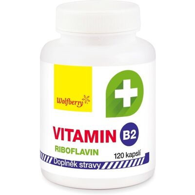Wolfberry Vitamín B2 - Riboflavin 120 kapslí Wolfberry Vitamín B2 - Riboflavin 120 kapslí