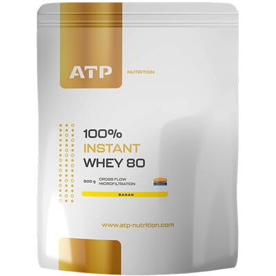 ATP Nutrition 100% Instant Whey 80 CFM 500 g banán ATP Nutrition 100% Instant Whey 80 CFM 500 g banán