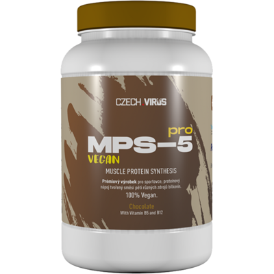 Czech Virus MPS-5 Pro Vegan 1000g - jahoda, banán Czech Virus MPS-5 Pro Vegan 1000g - jahoda, banán